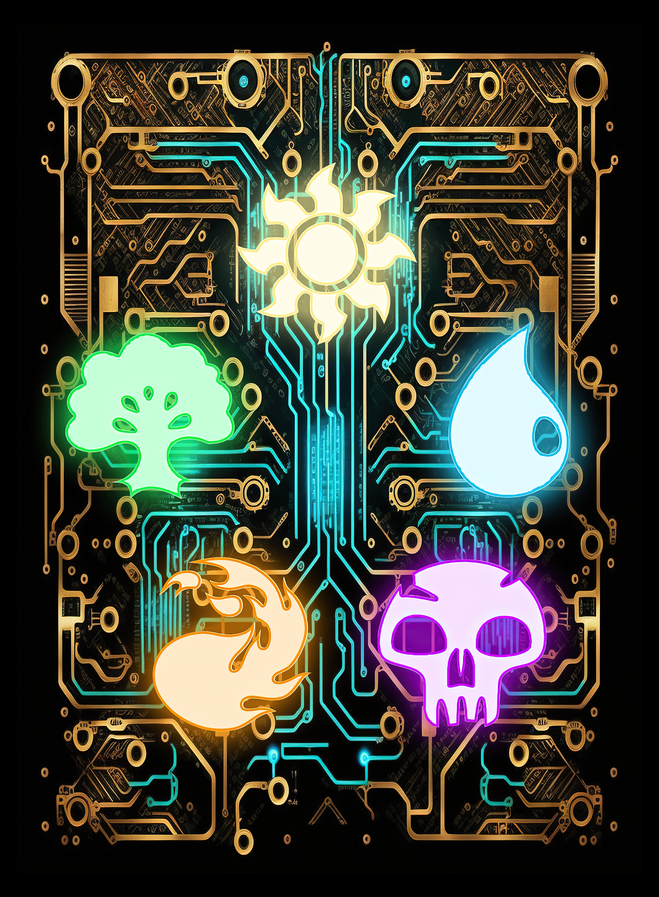 Mana Symbol Token-Chip